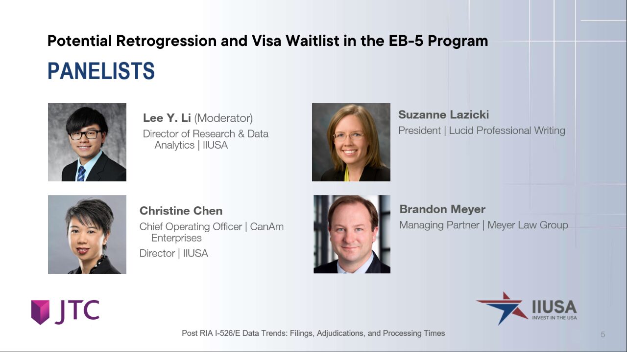 Potential Retrogression and Visa Waitlist in the EB-5 Program