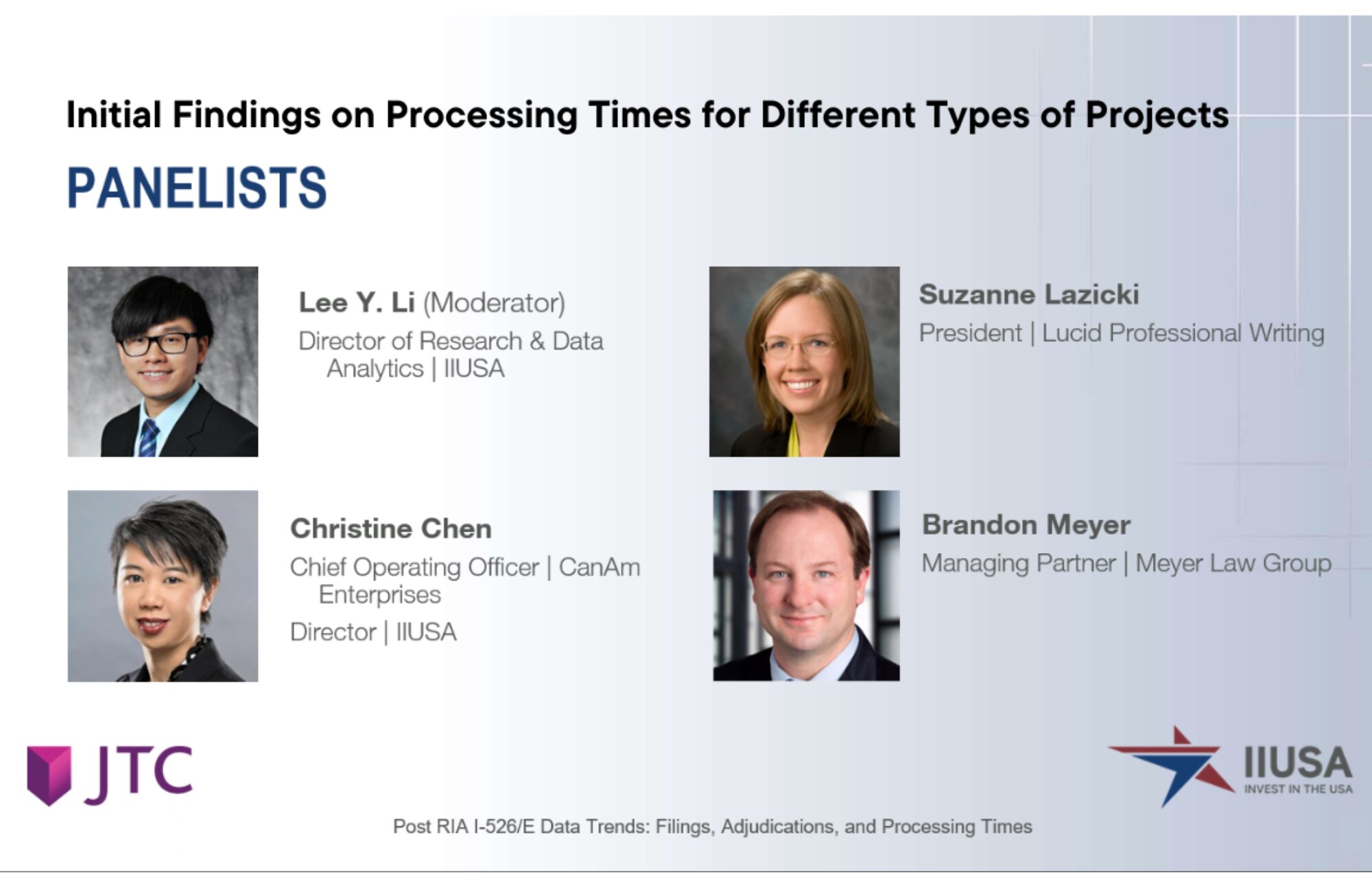 Initial Findings on Processing Times for Different Types of Projects