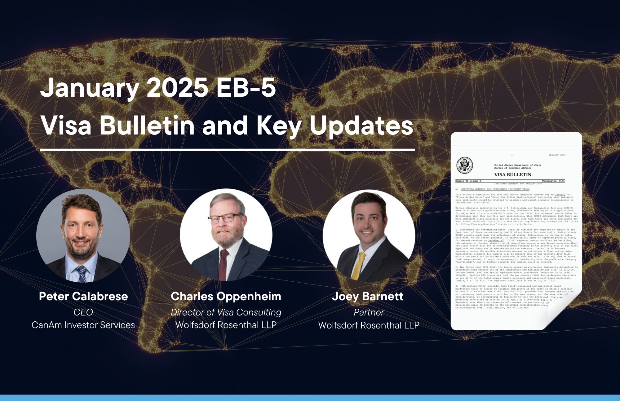 Understanding the January 2025 Visa Bulletin and What It Means for Investors